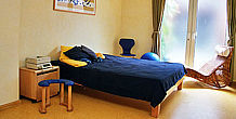 Bett im Geburtszimmer
