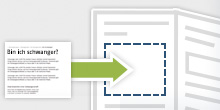 Grafik: Kopieren und einfügen © BZgA/HN Grafik: Kopieren und einfügen © BZgA/HN